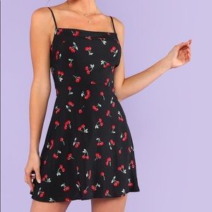 Cherry print dress